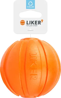 Zdjęcie produktu dla Pilka dla psa, Ultralekka, Nieszkodliwa, Unosi sie na wodzie, Zabawa z psem, Trening psa, Wiez miedzy psem a czlowiekiem, Pomaranczowa, 9 cm