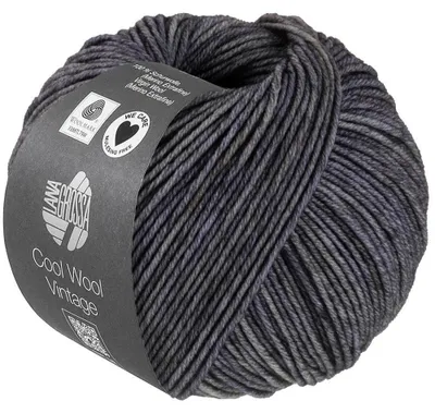 Produktbild von Lana Grossa - Cool Wool Vintage 7391 dunkelgrau