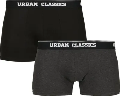 Produktbild von Urban Classics - Boxer Shorts 2er Pack schwarz - S