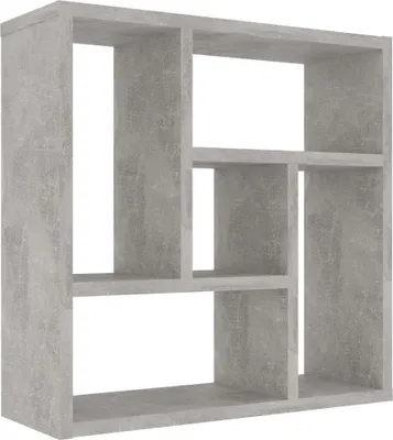 Obrázok produktu pre vidaXL Nástenná polica Concrete Grey 45,1x16x45,1 cm Drevo Materiál