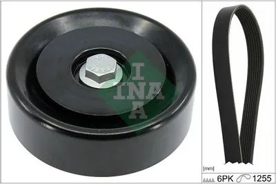 Produktbild von INA 529 0496 10 Keilrippenriemensatz für HYUNDAI Tucson (TL, TLE)