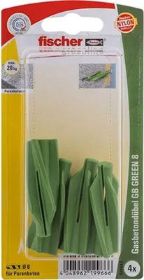 Produktbild von Gasbetondübel GB GREEN 8 K