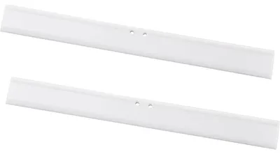 Obrázek produktu pro Náhradní stírací lišta pro stěrky na sprchové kouty, 25 cm, bílá, silikon, 2 kusy