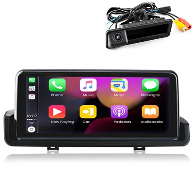 Zdjęcie produktu dla Linux CarPlay Android Auto dla BMW serii 3 E90 E91 E92 2005-2012 Radio samochodowe GPS Navi WIFI SWC USB DSP z kamerą iDrive BMW