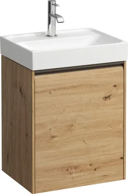 Image de LAUFEN MEDA Meuble sous-lavabo, 1 porte SoftClose, charnières à droite, pour H815111, 437x339x515mm, H4215420112671