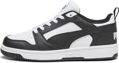 Produktbild von Puma Rebound V6 Lo Jr White-Black Größe EU 38,5