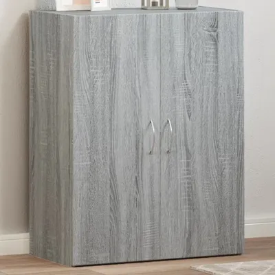 Produktbild von Möbel Aktenschrank Grau Sonoma 60x32x77,5 cm Holzwerkstoff - Aktenschränke 840770