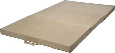 Productafbeelding van Silecomplaza Opvouwbare matras, gastenbed, campingmatras, reisbed, 120x200x10 cm (kleur: crème)