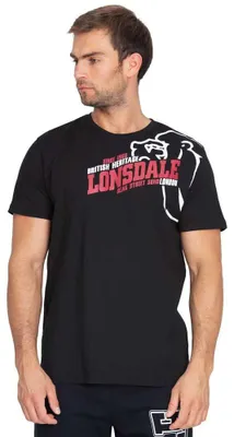 Produktbild von Lonsdale Walkley Kurzarm-t-shirt Schwarz 2XL Mann Schwarz 2XL
