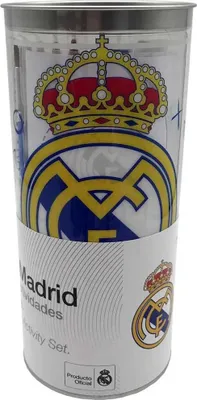Zdjęcie produktu dla Zestaw aktywnościowy Real Madrid skarbonka 38 elementów Przezroczysty Przezroczysty Jeden rozmiar