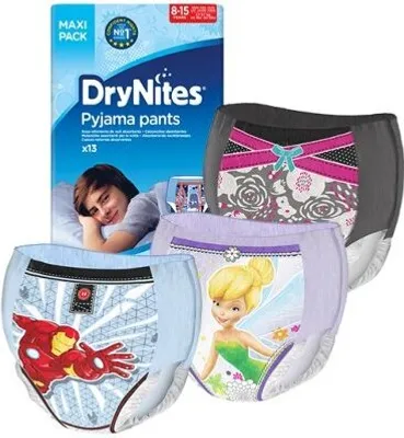 Produktbild von HUGGIES DryNites PYJAMA PANTSGirls 8-15 Jahre(4x13Stk)