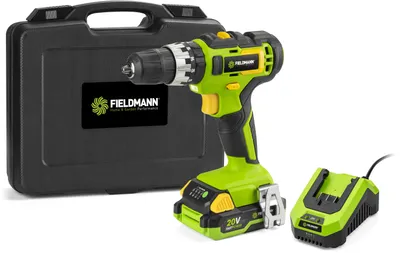 Obrázek produktu pro FIELDMANN FDUV 70115-A Akumulátorová vrtačka s funkcí příklepu, součástí AKU PROGRAMU FAST POWER 20V, systém baterií Li-Ion 1 × 20 V / 2Ah
