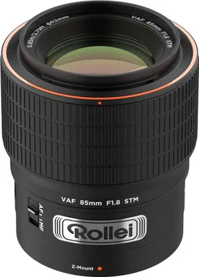 Immagine prodotto di Obiettivo full frame Rollei AF 85 mm F/1.8 per Nikon Z con autofocus STM | rivestimento HFT-X | corpo interamente in metallo 477 g Compatibile con le fotocamere APS-C Z50/Z30/Zfc e Full Frame serie Z9/Z8/Z7/Z6/Z5