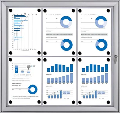 Zdjęcie produktu dla jansendisplay SCS6XA4 Schaukasten 6xA4