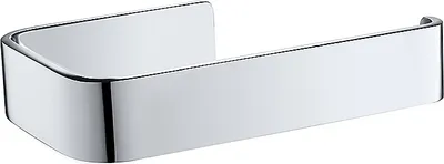 Produktbild von BOLO Papierrollenhalter ohne Deckel Messing Chrom poliert 129x25x82 mm für Bad & WC >> zum Bohren