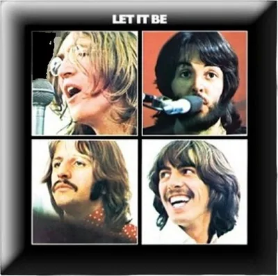 Obrázek produktu pro The Beatles - odznak "Let It Be" - kovový RO6077 (jedna velikost) (barevný)