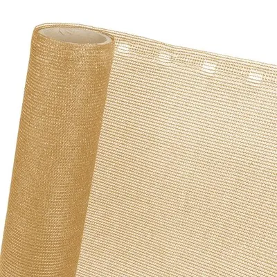 Produktbild von ZAUNBLENDE 85 % 1,5m x 100m Sichtblende Windschutz Schattiernetz in beige