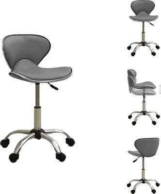 Produktbild von vidaXL Bürostuhl Grau Kunstleder -  Bürostühle