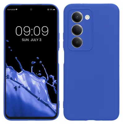 Produktbild von kwmobile Handyhülle für Xiaomi Redmi 15 5G Hülle - weiches Handy Silikon Case - Schutzhülle Cover - Baltik Blau