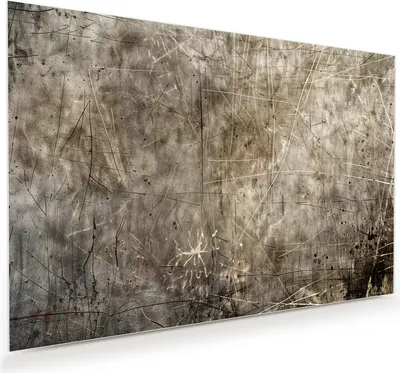 Produktbild von Glasbild 120x80cm in XXL für Wohnzimmer, Schlafzimmer Motiv Abstrakte Kratzstruktur