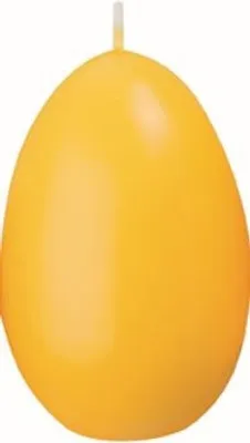 Produktbild von Eikerzen Goldgelb getaucht 9 x 6 cm, Inhalt 6 Stück