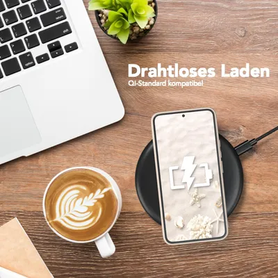 Produktbild von EAZY CASE - TPU Hülle für Samsung Galaxy S22 5G, TPU Case stoßfeste Handyhülle, weiches Cover mit Kameraschutz, Silikonhülle in Natur