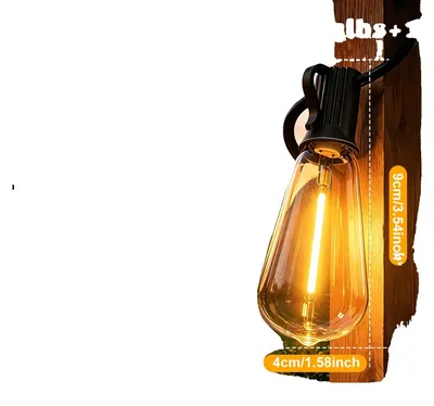 Immagine prodotto di Catena luminosa solare, con luminosità regolabile, resistente alle intemperie, lunghezza 15,5 metri, 40 lampadine