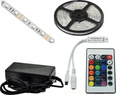 Produktbild von Omako LED-Streifen-Set RGB 10m mit Fernbedienung