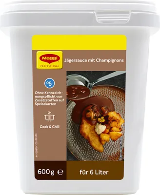 Immagine prodotto di Maggi® 5037182008 Maggi® Jäger Sauce mit Champignons 600,0 g