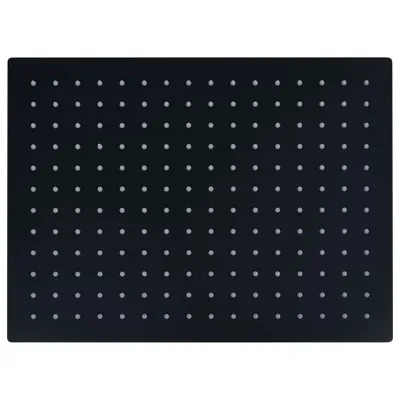 Immagine prodotto di Testa Doccia a Pioggia Acciaio Inox 40x30 cm Rettangolare Nera