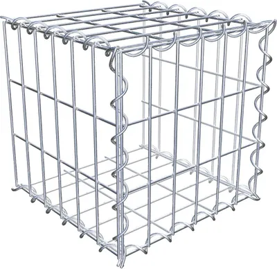 Produktbild von Anbaugabione Typ 2 30 cm x 30 cm x 30 cm (L x H x T), Maschenweite 5 cm x 10 cm, Spirale