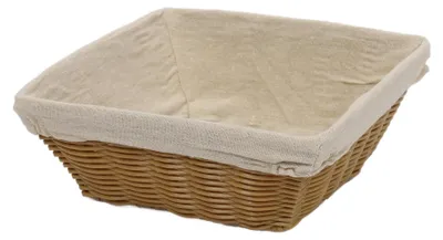 Produktbild von KESPER Brotkorb Kunststoff/Stoff, Länge: 240 mm, Breite: 240 mm