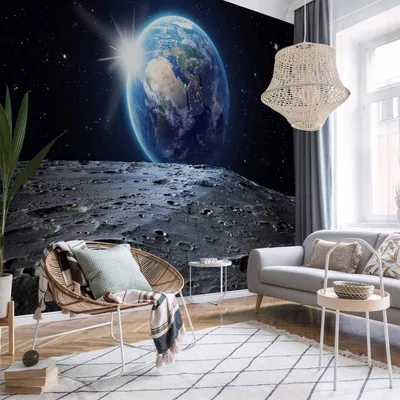 Produktbild von Selbstklebende Folie Fototapete - View of the Blue Planet 147x105 cm Landschaften f-A-0274-a-a