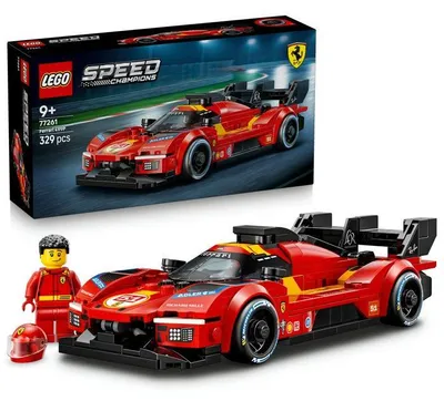 Image de LEGO Speed Champions 77261 Ferrari 499P - Jouet Voiture pour Garçon ou Fille des 9 ans