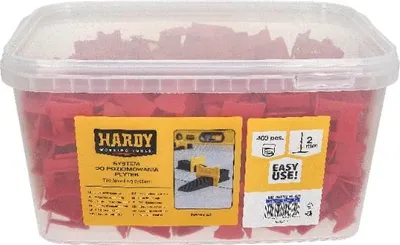 Obrázek produktu pro Nivelační systém Hardy, svorky 2 mm, 400 kusů