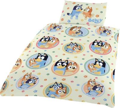 Produktbild von Bluey - Rahmen - Bettwäsche-Set TA12572 (Junioren) (Cremefarbe/Bunt)