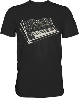 Produktbild von Modular Synthesizer Analog Retro Elektro Musik T-Shirt – Black / XXL