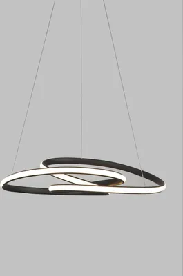 Produktbild von Nova Luce MENTON LED Pendelleuchte Schwarz 43W Warmweiss 120x52cm dimmbar 9147112