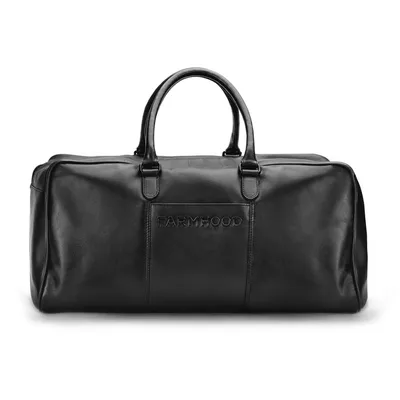 Produktbild von Farmhood Leder Reisetasche Schultertasche Memphis Travel Bag Black schwarz