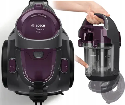 Produktbild von Bosch Cleann'n Hepa Beutelloser Staubsauger Für Allergiker, Kompakt 4,4 Kg