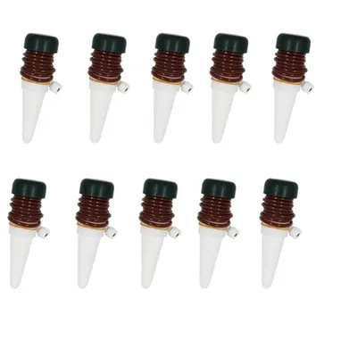 Immagine prodotto di Sistema di irrigazione ad acqua – 10 pezzi – Irrigazione automatica delle piante – 76 cm – Ideale per il periodo delle vacanze