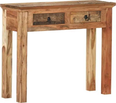 Produktbild von The Living Store Konsolentisch 90,5x30x75 cm Akazie und Recyceltes Massivholz