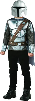 Produktbild von The Mandalorian-Kinderkostüm grau-silberfarben
