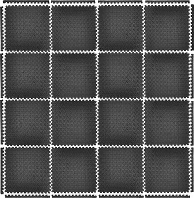 Produktbild von Fitnessmatten Bodenschutzmatten Set Boden Schutzmatten Puzzlematte 36St (5,76m³)