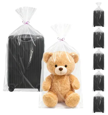 Productafbeelding van 5pcs Plastic zakken groot Transparant voor dekbedden, bagage