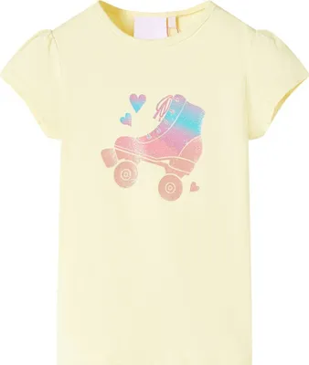 Produktbild von Design Möbel Kinder-T-Shirt Zartgelb 92 - 2024 Neu