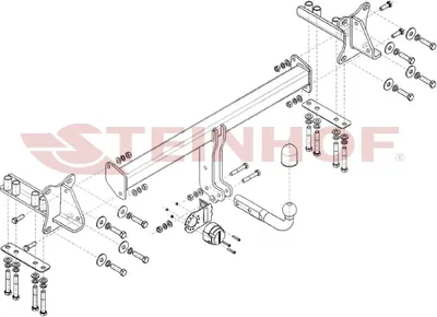 Produktbild von Z546947 Anhängerkupplung passend für LAND ROVER Range Rover VELAR 03/2017 - starr