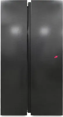 Produktbild von Samsung RS62DG5003B1EF Side by Side Kühl-Gefrier-Kombination Black Steel