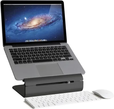 Produktbild von Rain Design iLevel, Laptop-Ständer, Schwarz, Grau, Aluminium, 136 - 200 mm, 256 mm, 223 mm