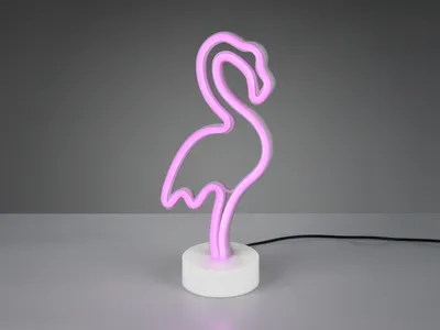 Produktbild von Reality LED Tischleuchte Flamingo 29 x 14 cm warmweiß weiß